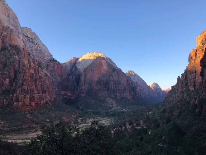 Lower trail section of Angel's Landing